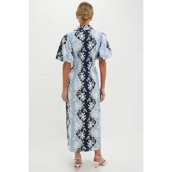 TUCKERNUCK Blue Fog Delaney Dress Size L NWT Retail $298 Tuckernuck - Picture 2 of 7